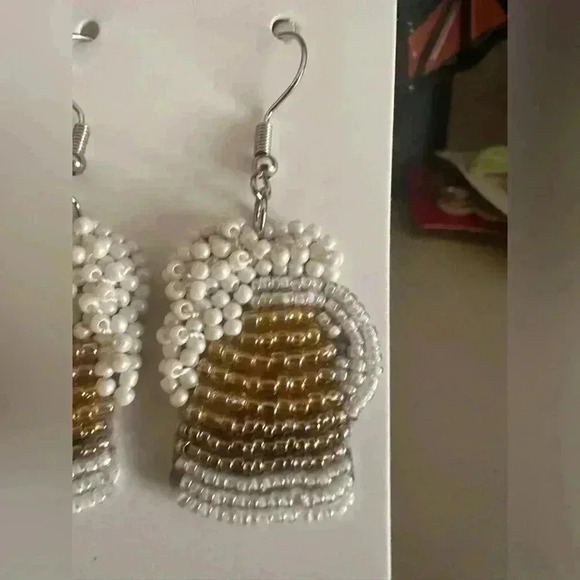 Beer mug beaded glass - Picture 5 of 7